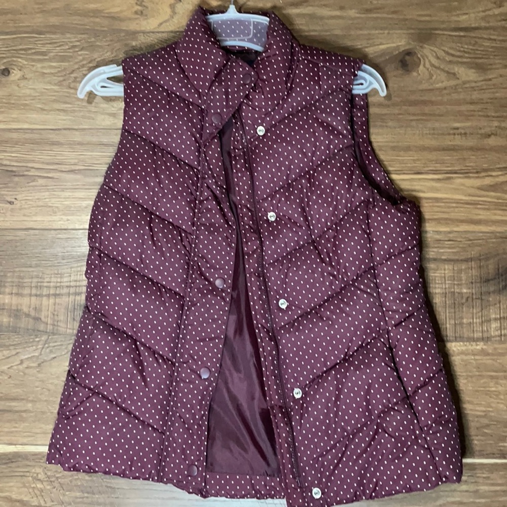 Polka dot vest